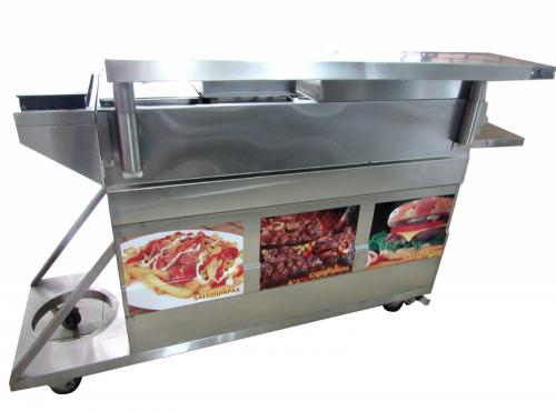 TIPO 32: CARRO DE COMIDAS EN ACERO 304 