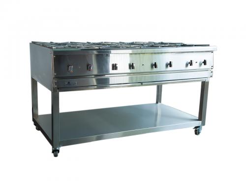 TIPO 35: ESTUFA INDUSTRIAL DE 8 PUESTOS EN ACERO INOX 